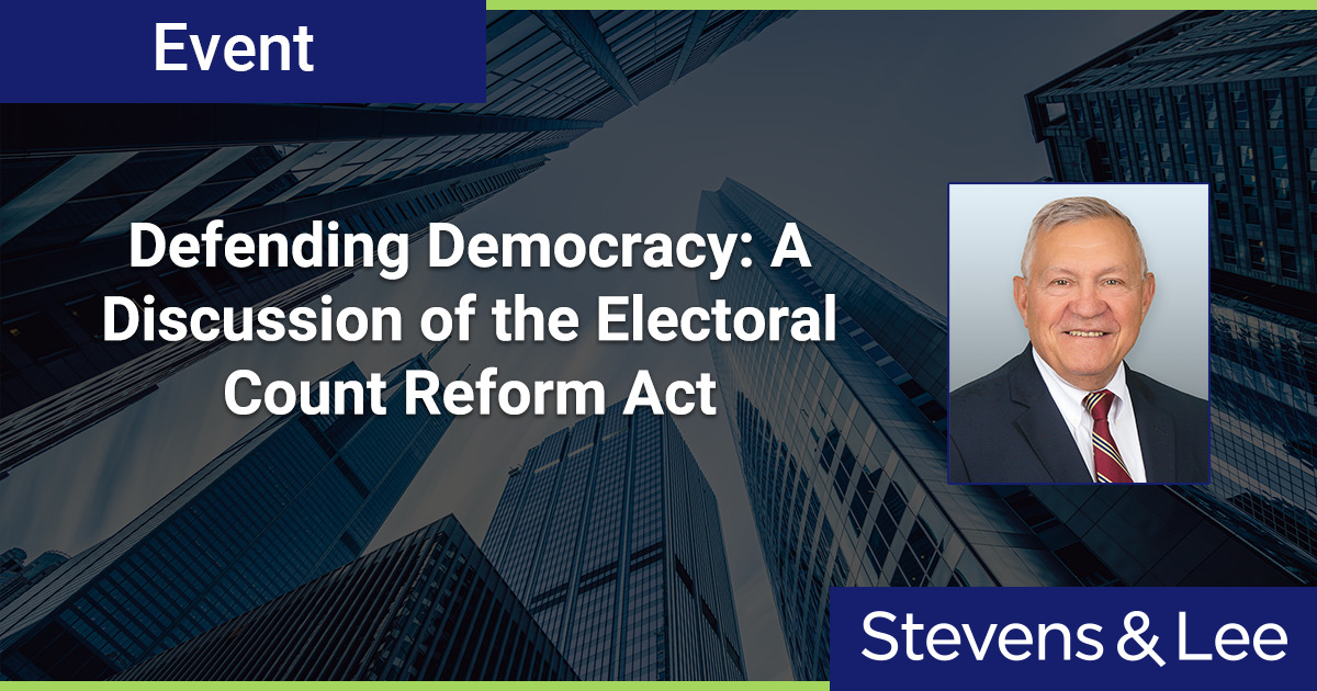 Defending Democracy: A Discussion Of The Electoral Count Reform Act ...