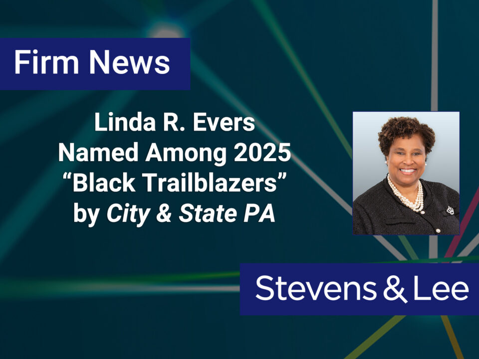 Linda R. Evers Named Among 2025 “Black Trailblazers” by City & State PA